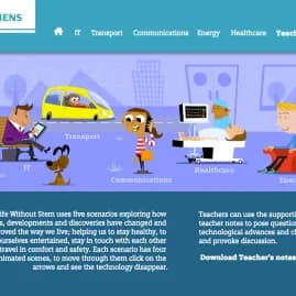 Life Without STEM educational interface