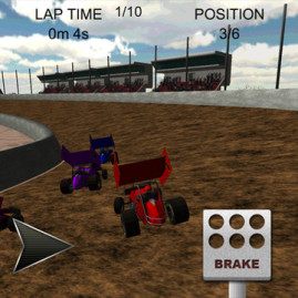 Sprint Car Dirt Track Racing